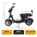 Scooter Elétrica 1000W Sem CNH 60V 20Ah 2 Lugares - Bauru