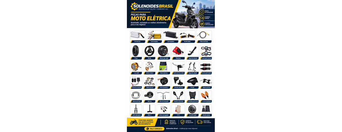 Peças moto eletrica