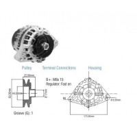 Alternador Bobcat Todos modelos 12V